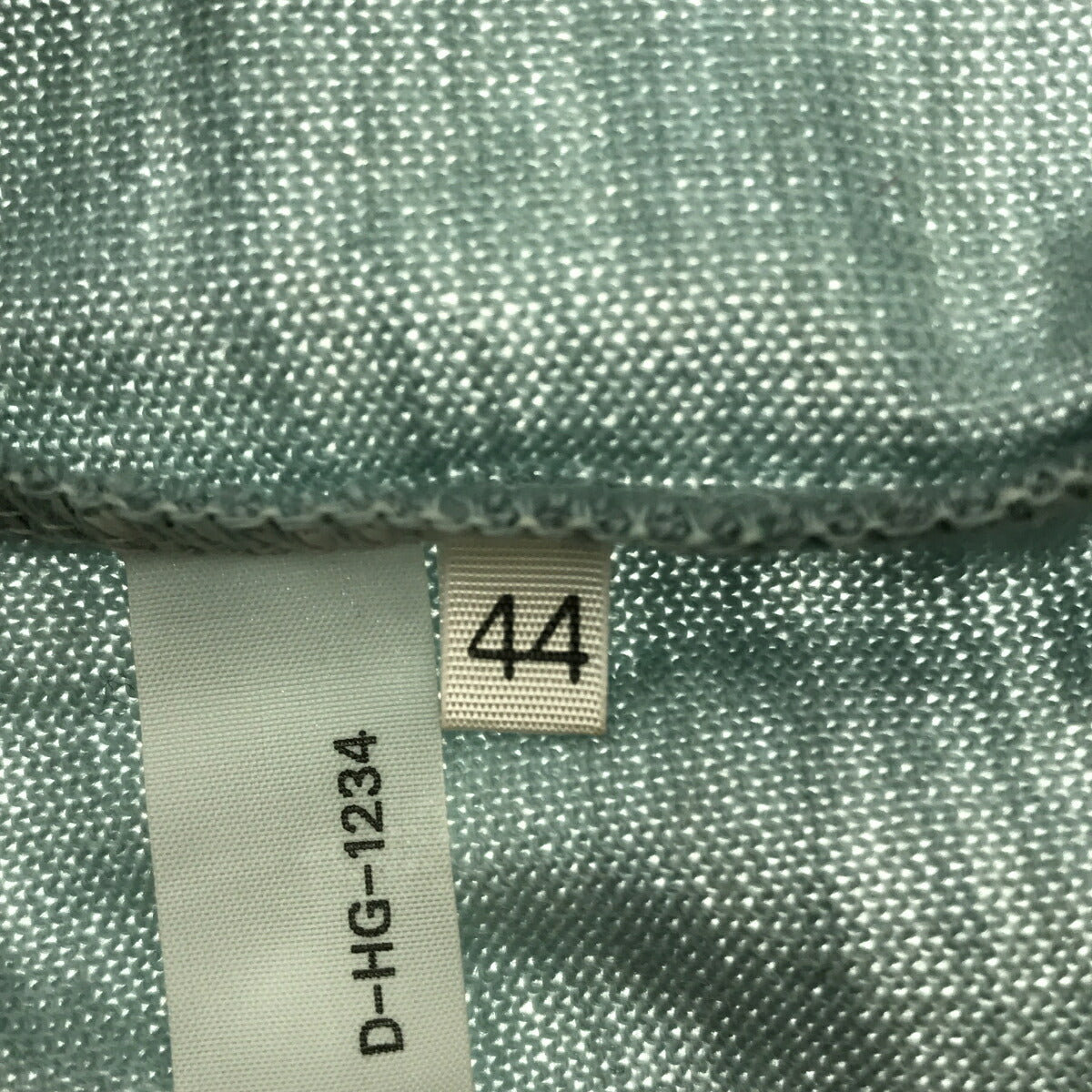 FENDI FW Design Crew Neck Wool Sweater Blue Size 44