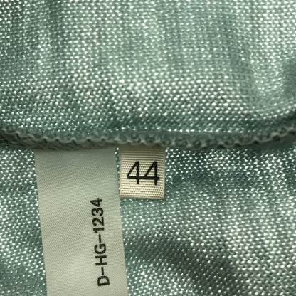 FENDI FW Design Crew Neck Wool Sweater Blue Size 44