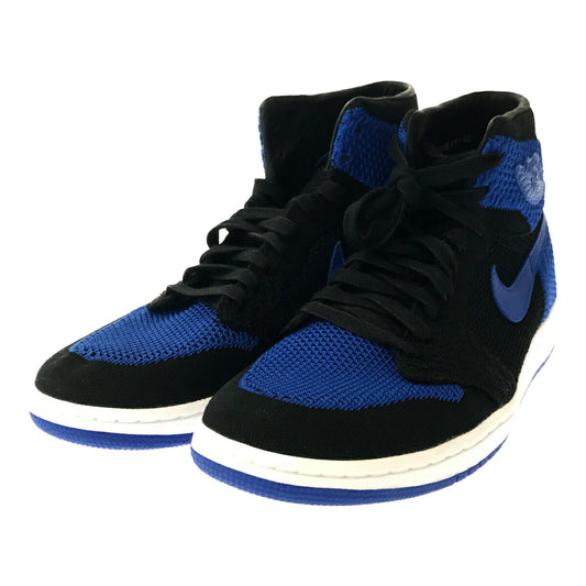 Nike Air Jordan 1 Retro Hi Flyknit Sneakers Blue Size 27.5