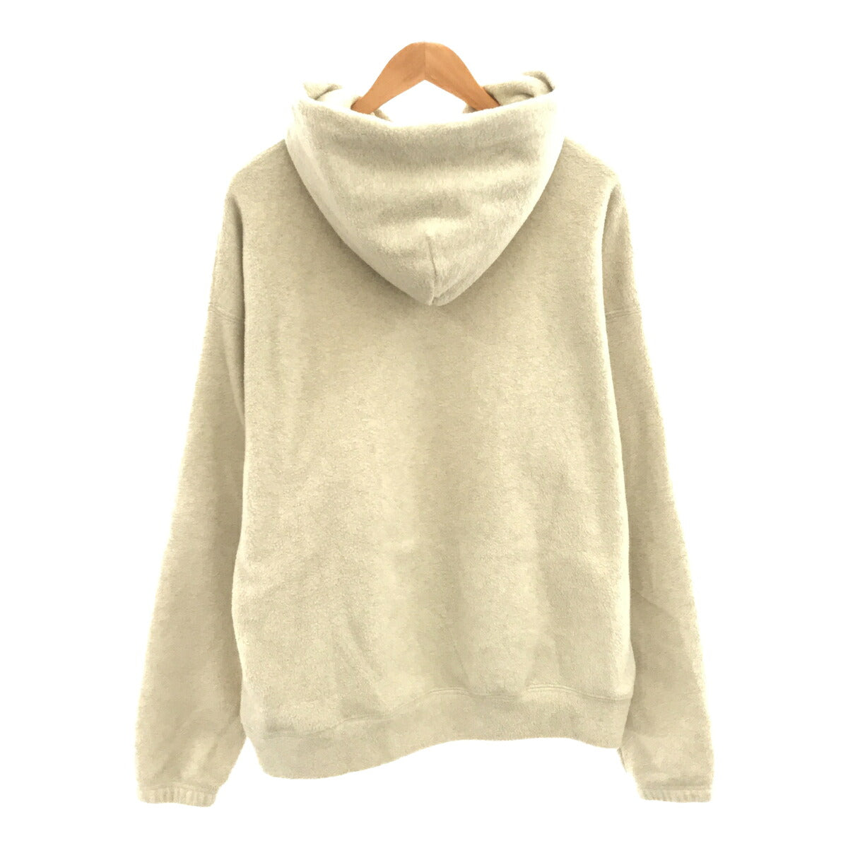 Vintage ESSENTIALS 20AW Polar Fleece Hoodie Off-White Size M