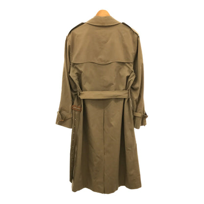 BURBERRYS 80's Vintage Cotton Single Trench Coat Size M