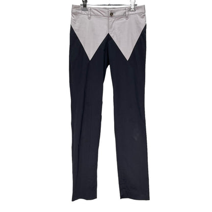 ISSEY MIYAKE 11AW Panel Stretch Slim Pants Black/Gray Size 2