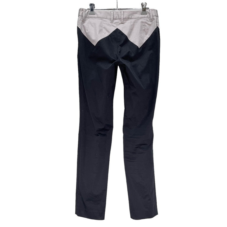 ISSEY MIYAKE 11AW Panel Stretch Slim Pants Black/Gray Size 2
