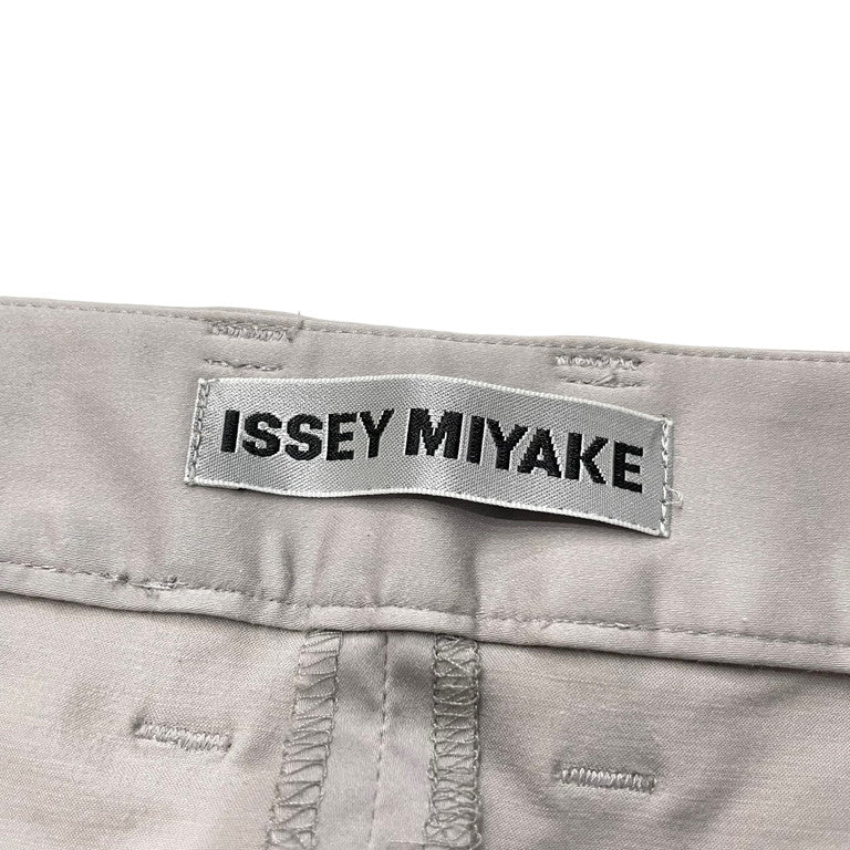 ISSEY MIYAKE 11AW Panel Stretch Slim Pants Black/Gray Size 2