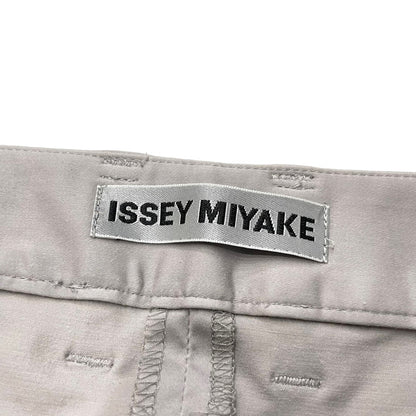 ISSEY MIYAKE 11AW Panel Stretch Slim Pants Black/Gray Size 2