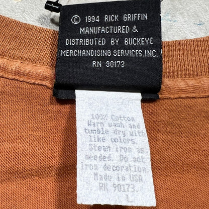 GRIFFIN COLLECTION 90s Rick Griffin T-Shirt Brown Size L