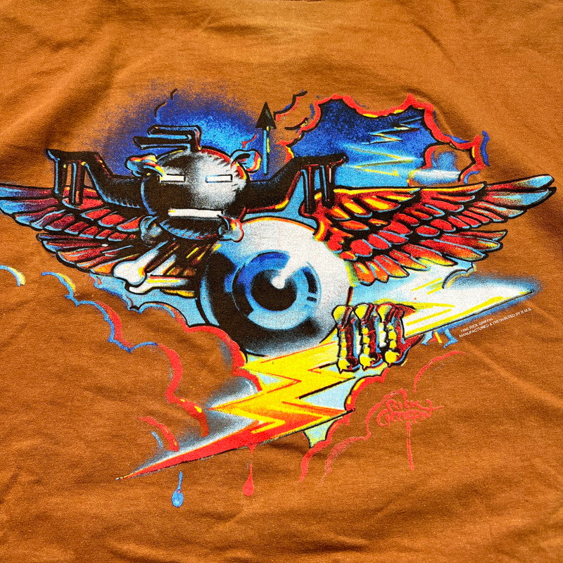 GRIFFIN COLLECTION 90s Rick Griffin T-Shirt Brown Size L