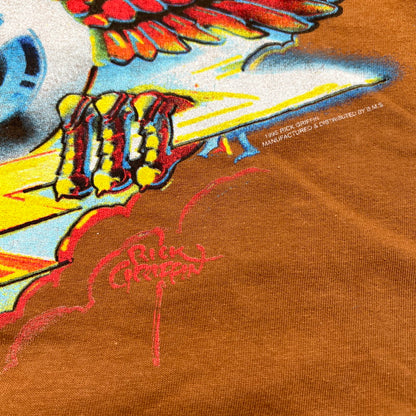 GRIFFIN COLLECTION 90s Rick Griffin T-Shirt Brown Size L