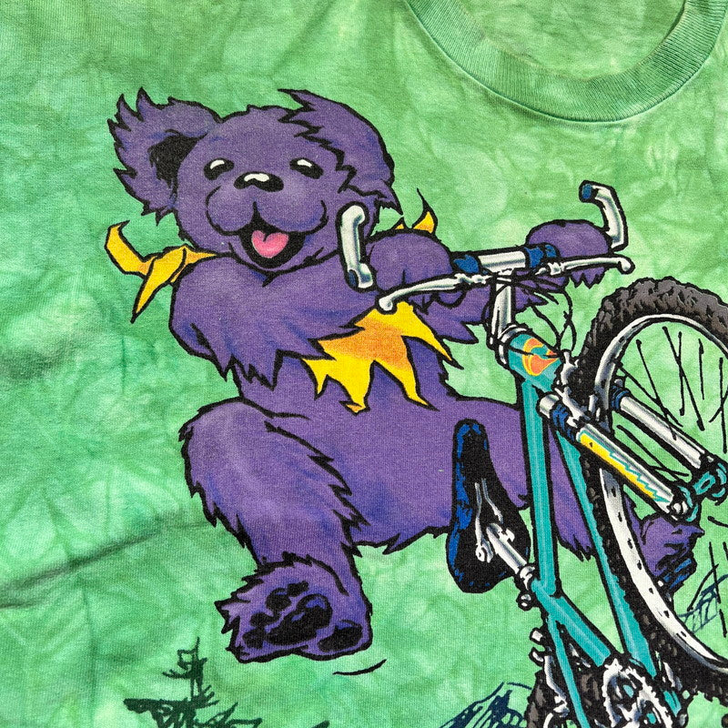Unknown 90s Grateful Dead Liquid Blue Tie-Dye T-Shirt