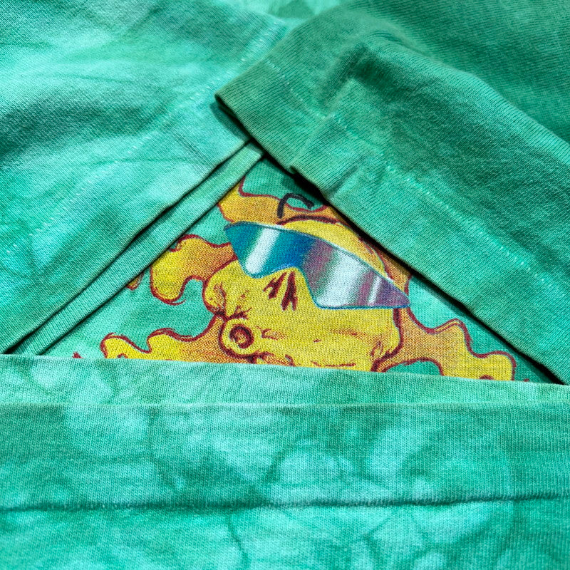 Unknown 90s Grateful Dead Liquid Blue Tie-Dye T-Shirt