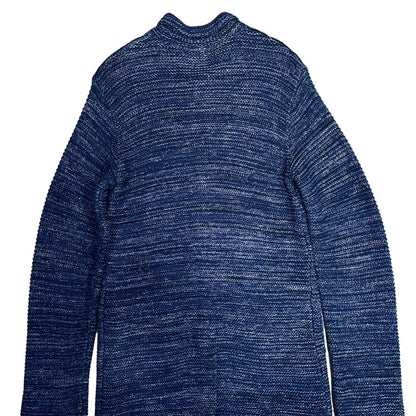 KAPITAL 14SS Cotton Linen Knit Blazer Blue Jacket Size 1