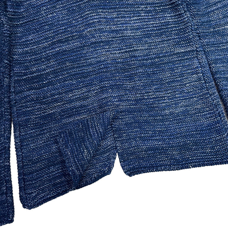 KAPITAL 14SS Cotton Linen Knit Blazer Blue Jacket Size 1
