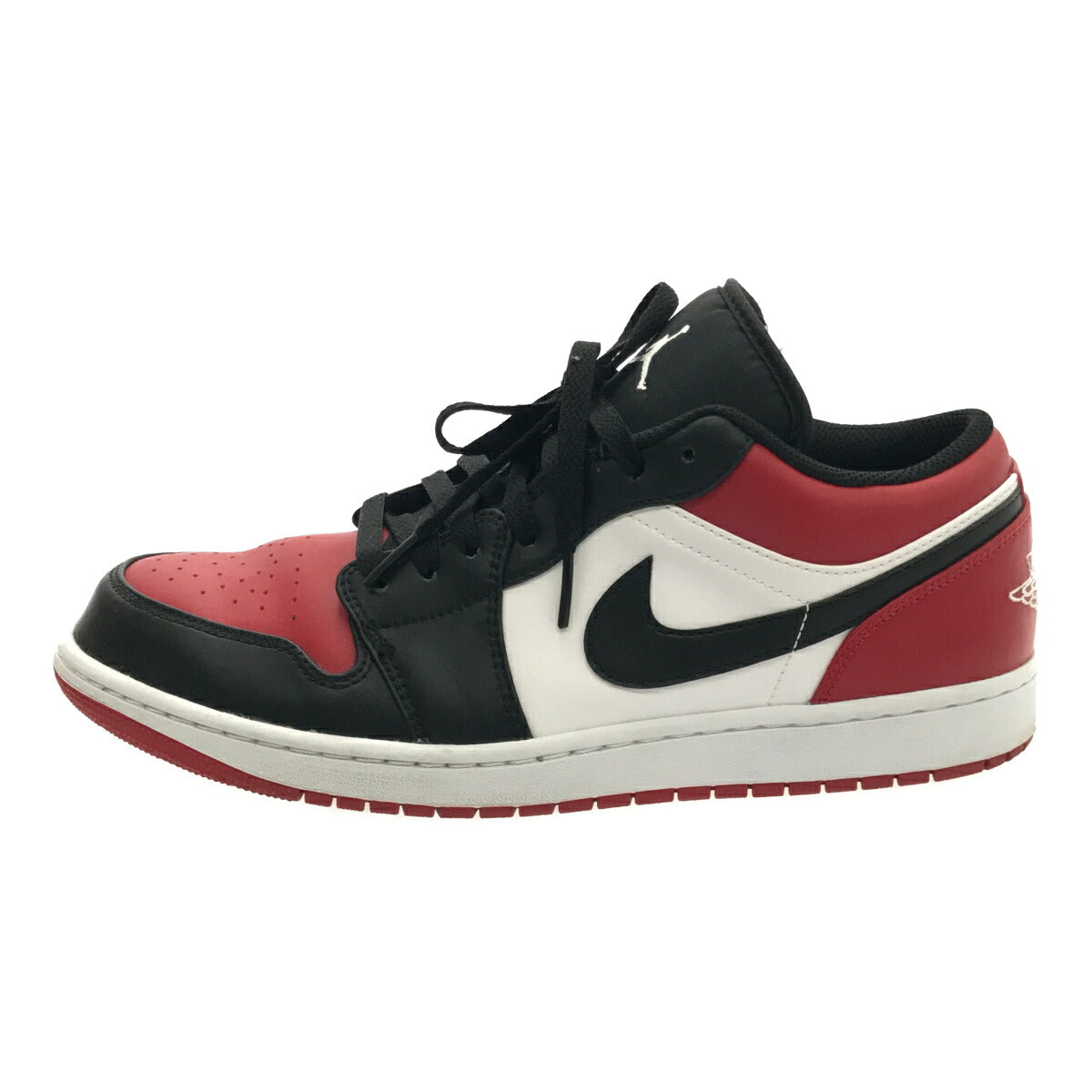 NIKE Air Jordan 1 Low "Bred Toe" Sneakers Size 29.0