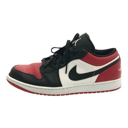 NIKE Air Jordan 1 Low "Bred Toe" Sneakers Size 29.0