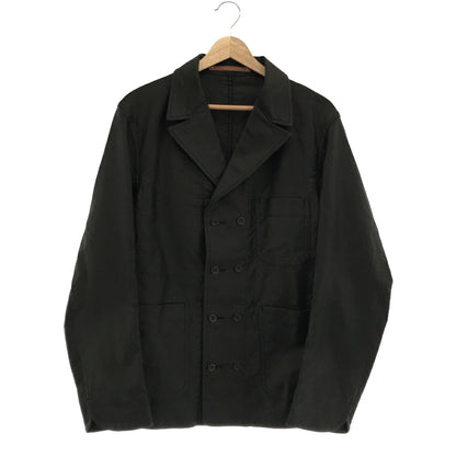 SCYE 21SS FINX Cotton Moleskin Double Jacket Black Size 40