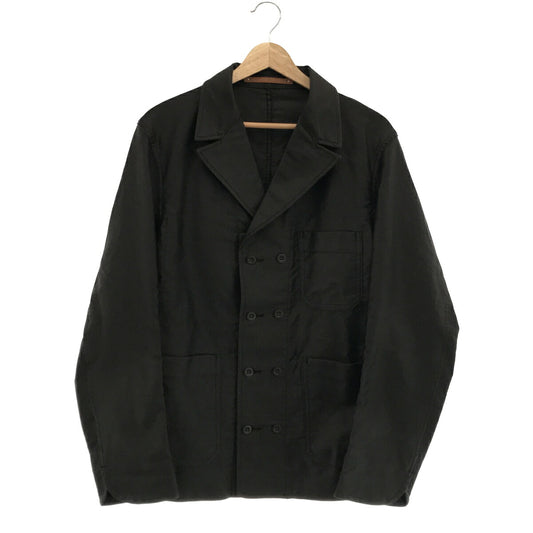 SCYE 21SS FINX Cotton Moleskin Double Jacket Black Size 40