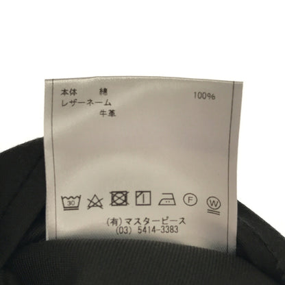 SCYE 21SS FINX Cotton Moleskin Double Jacket Black Size 40