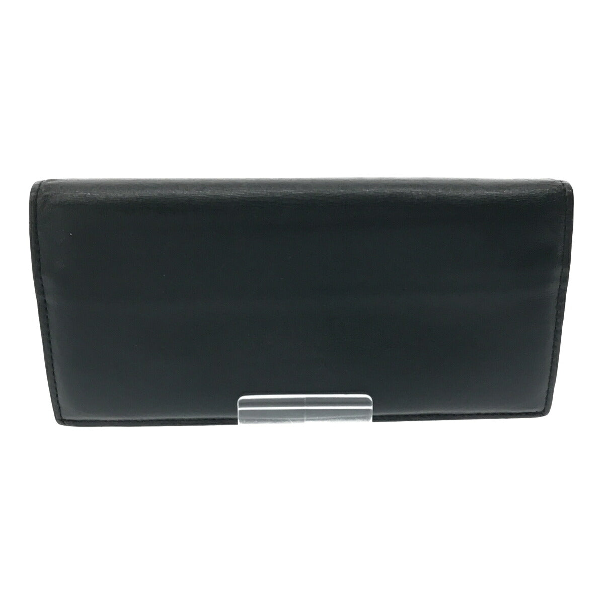 Off-White Quote Long Leather Wallet Black Size ONE SIZE