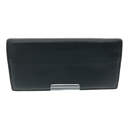 Off-White Quote Long Leather Wallet Black Size ONE SIZE