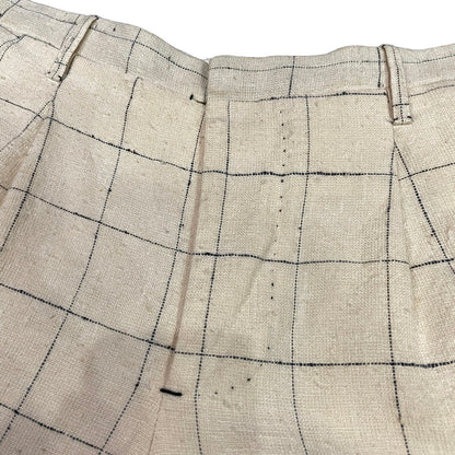 The crooked Tailor REID&TAYLOR Linen Check Trousers Size 46