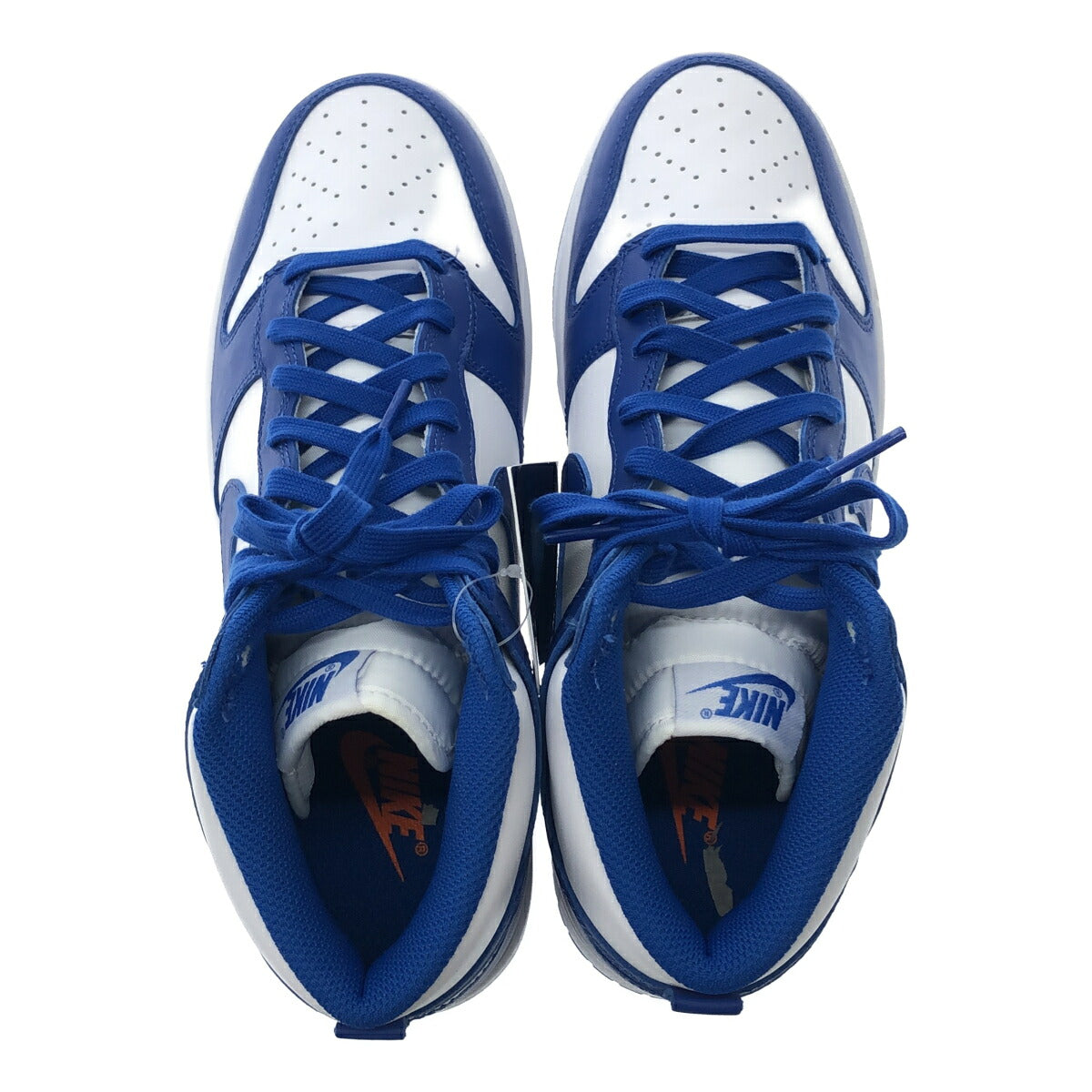 Nike Dunk High Retro Game Royal White Blue Sneakers Size 27