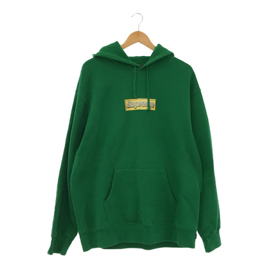 Supreme 22SS Bling Box Logo Hooded Sweatshirt Green Size L