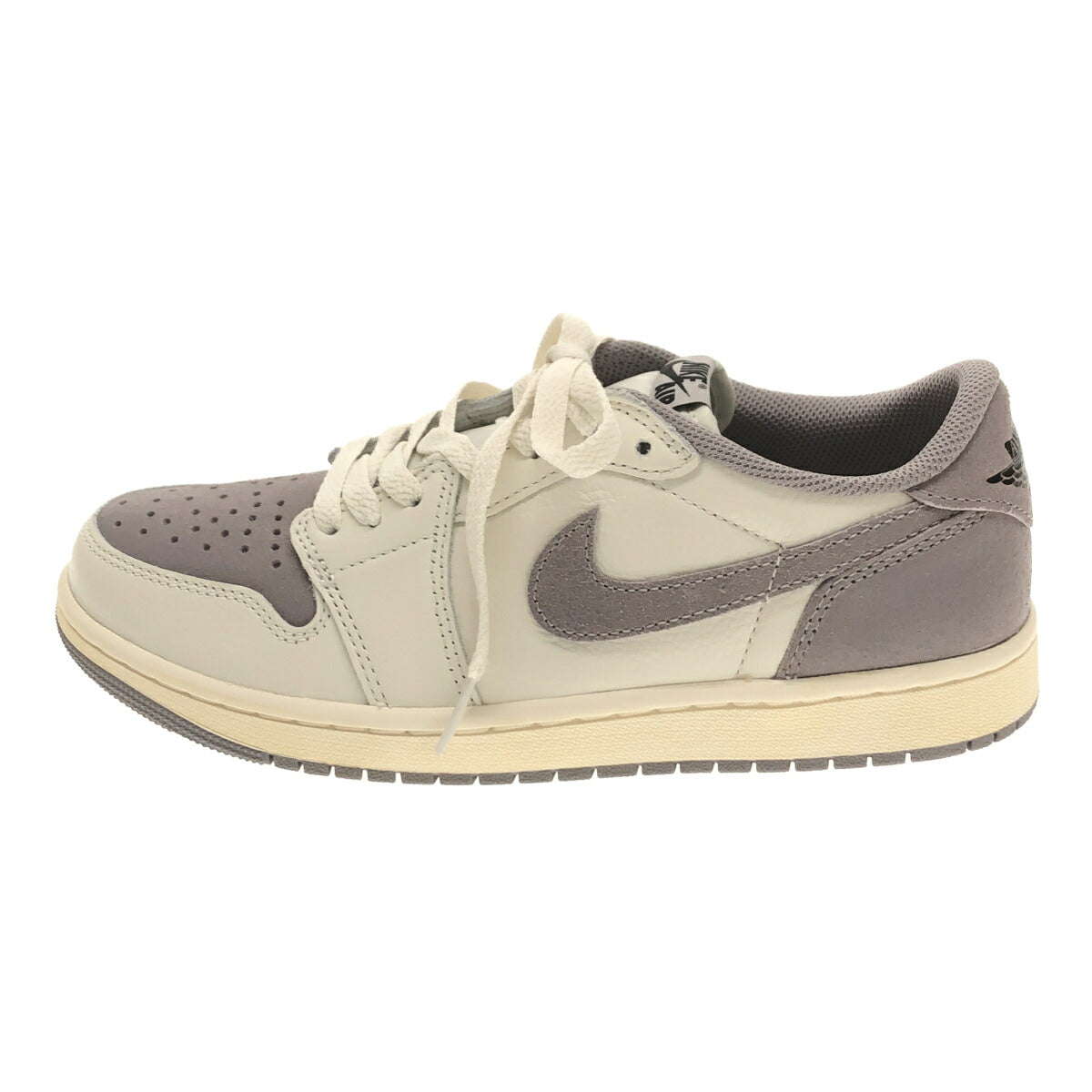 NIKE Air Jordan 1 Low OG Atmosphere Gray Sneakers Size 26cm