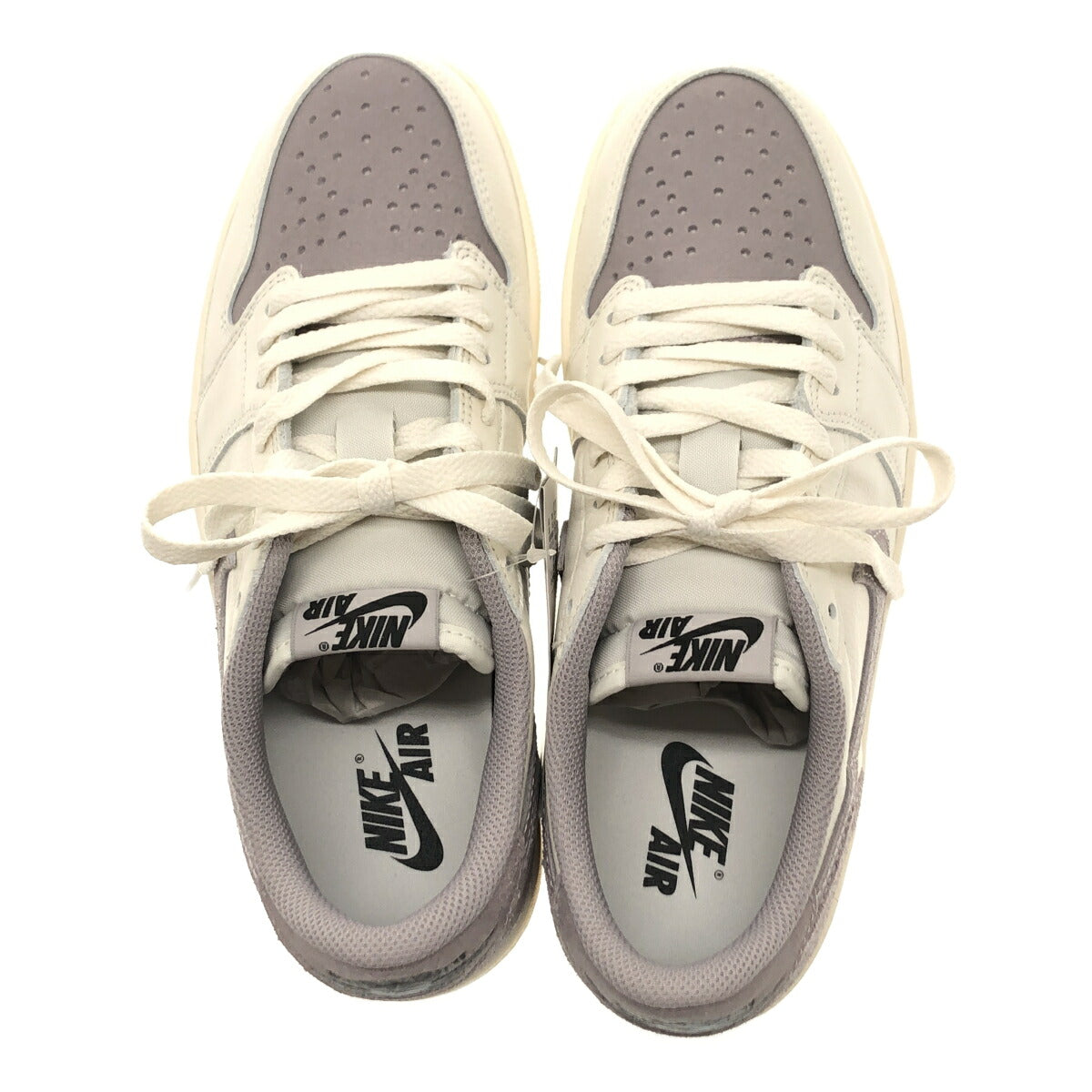NIKE Air Jordan 1 Low OG Atmosphere Gray Sneakers Size 26cm