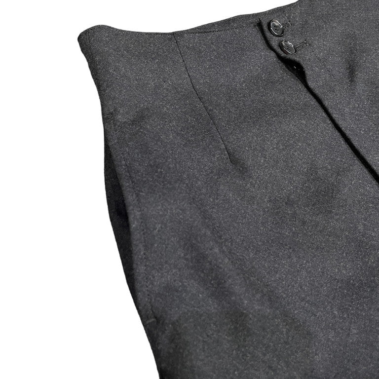 UNDERCOVER Wool Slim Fit Jodhpurs Pants Gray Size 1