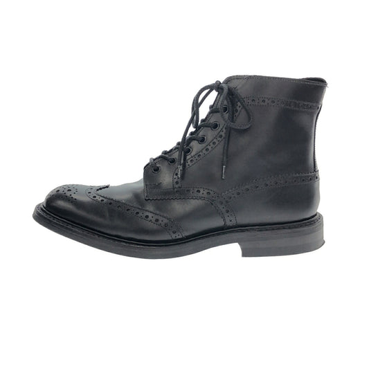 Tricker's 2508M MALTON Wingtip Country Boots Black Size 9
