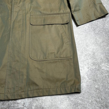 BARACUTA Made in England Corduroy Collar Coat Green Size L