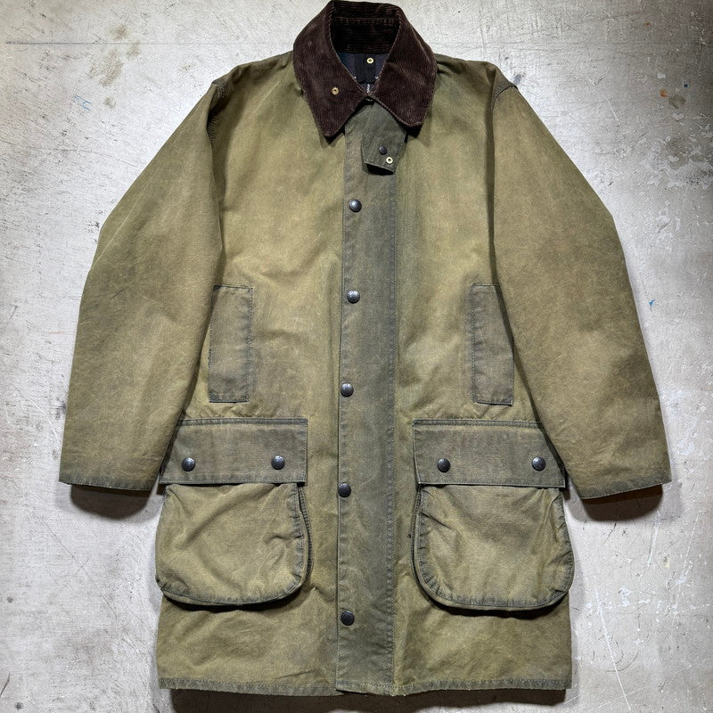 Mackinnon Hunting 80s Barbour Oiled Jacket Size C36