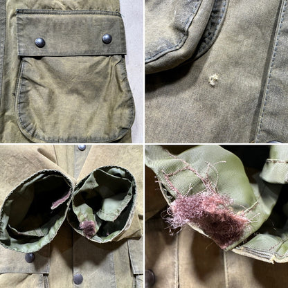 Mackinnon Hunting 80s Barbour Oiled Jacket Size C36
