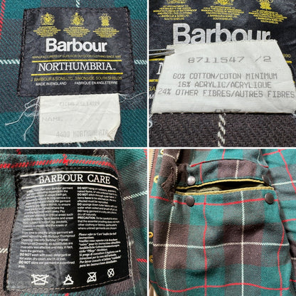 Mackinnon Hunting 80s Barbour Oiled Jacket Size C36