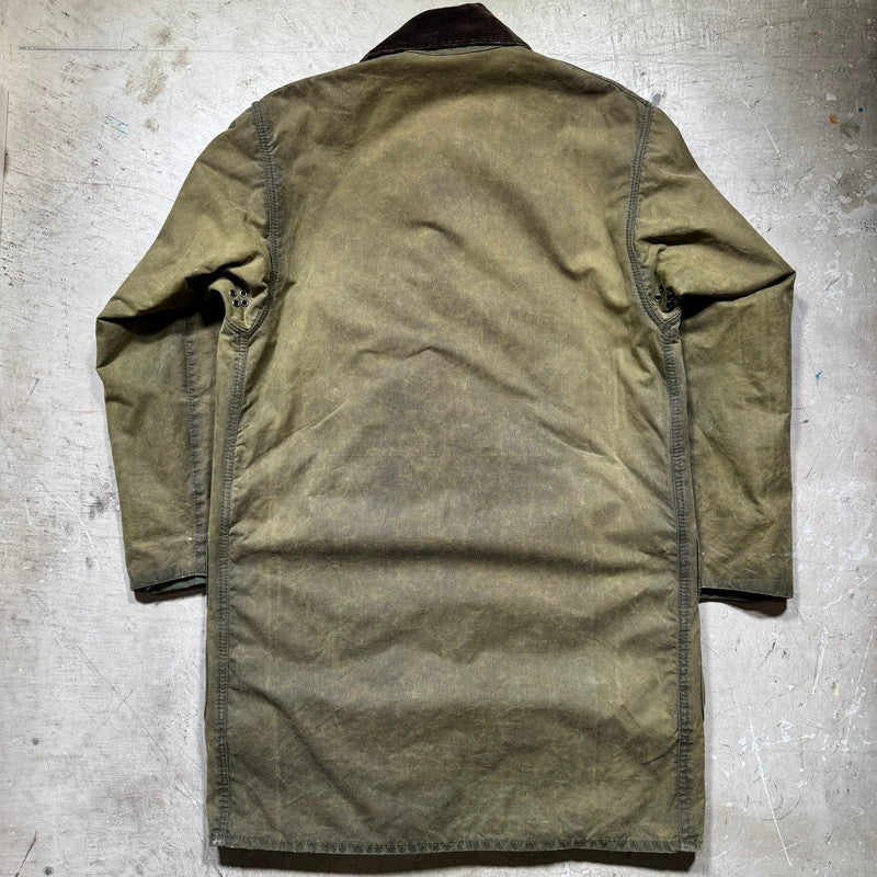Mackinnon Hunting 80s Barbour Oiled Jacket Size C36