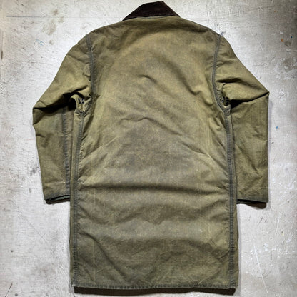 Mackinnon Hunting 80s Barbour Oiled Jacket Size C36