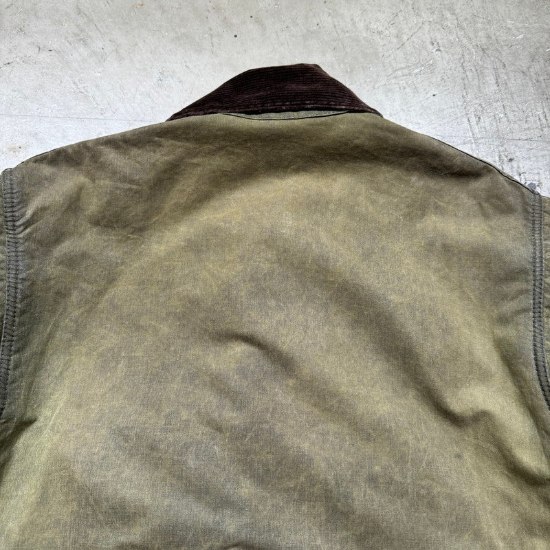 Mackinnon Hunting 80s Barbour Oiled Jacket Size C36