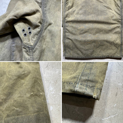 Mackinnon Hunting 80s Barbour Oiled Jacket Size C36