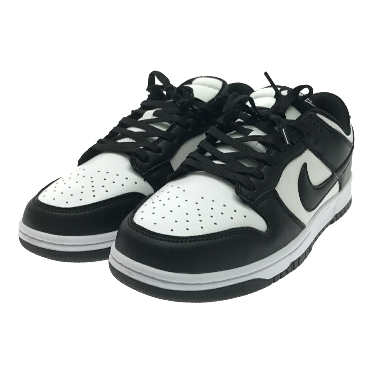 NIKE WMNS Dunk Low White Black Sneakers Size 28.0