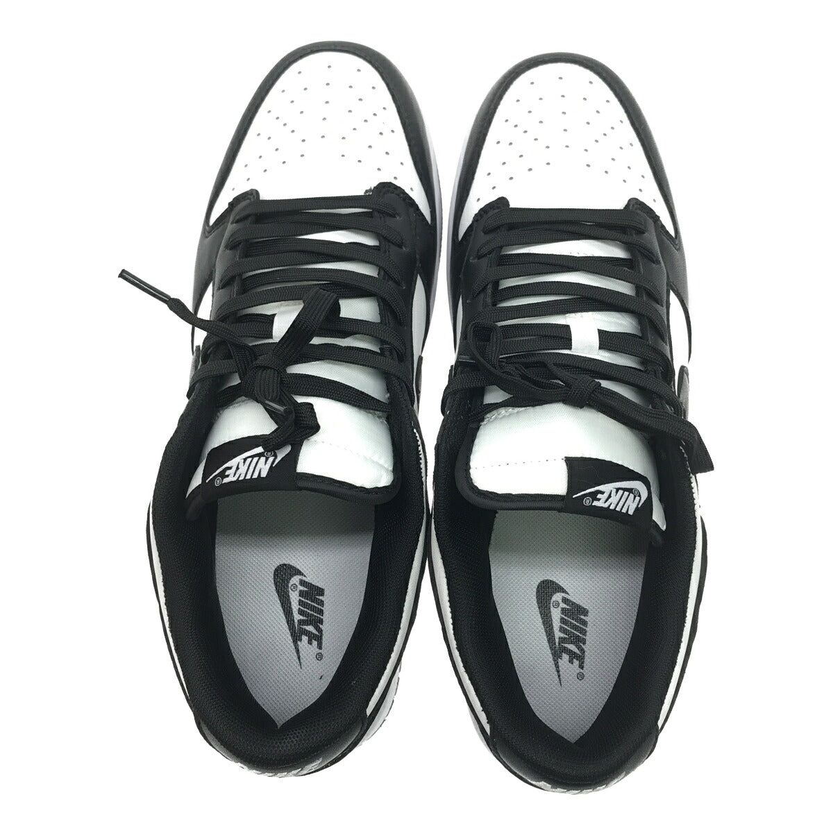 NIKE WMNS Dunk Low White Black Sneakers Size 28.0