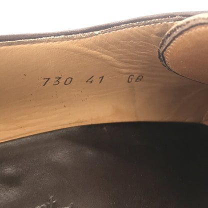 S.T. Dupont Brown U-Tip Leather Sneakers Size EU 41