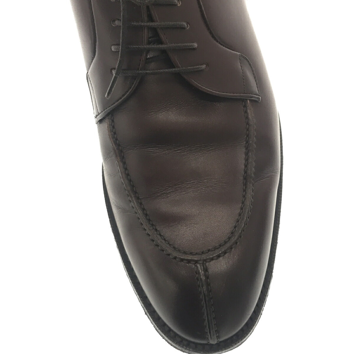 S.T. Dupont Brown U-Tip Leather Sneakers Size EU 41