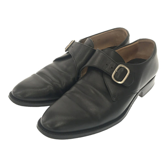 S.T. Dupont Leather Monk Strap Boots Black Size 7