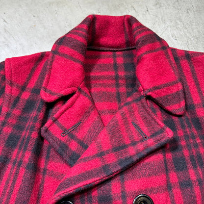 Unknown 30s Double Breasted Wool Peacoat Multi Coat Size L