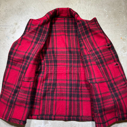Unknown 30s Double Breasted Wool Peacoat Multi Coat Size L