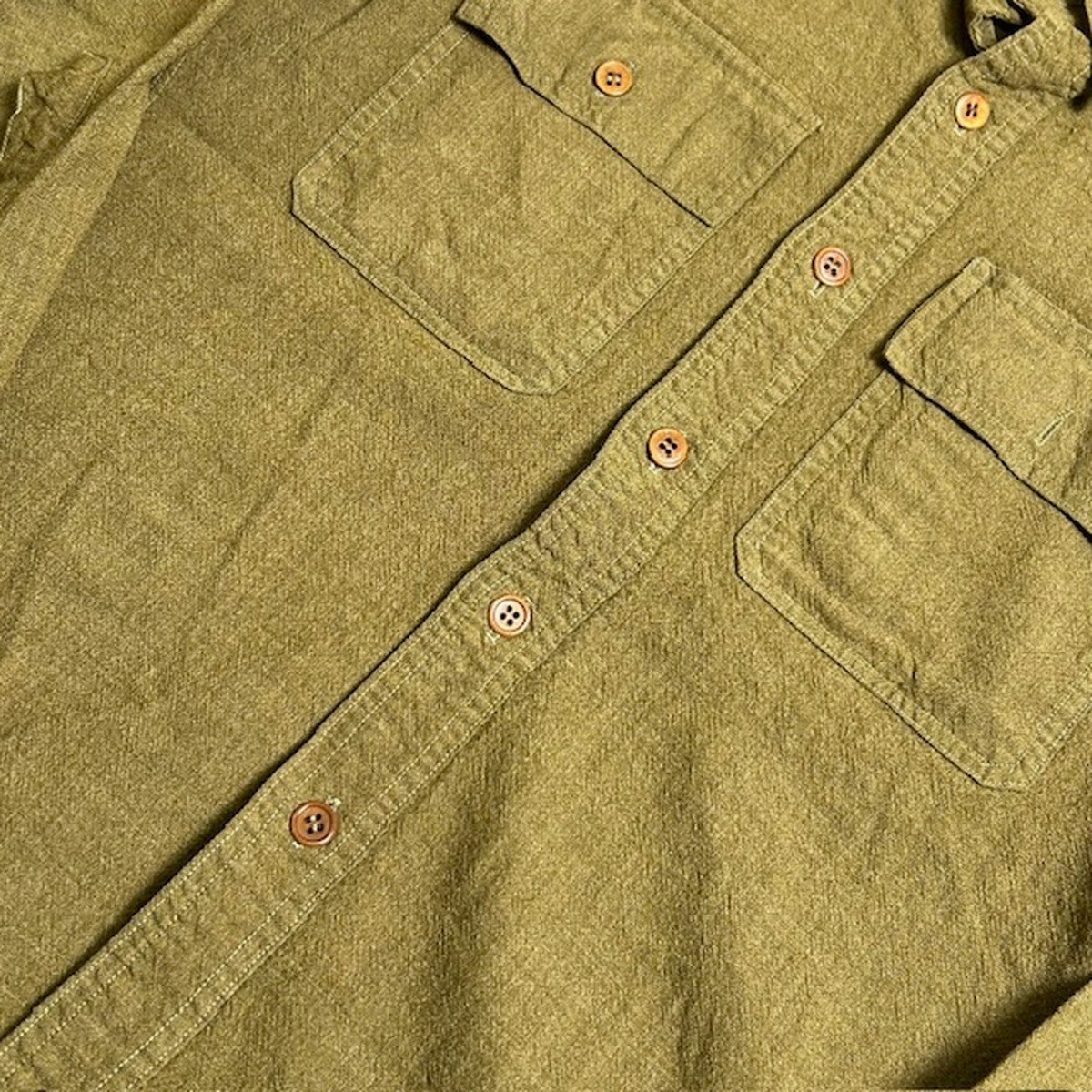 Vintage 30s-40s Shulman Chin Strap Officer Wool Shirt Size S
