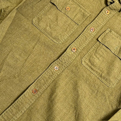 Vintage 30s-40s Shulman Chin Strap Officer Wool Shirt Size S