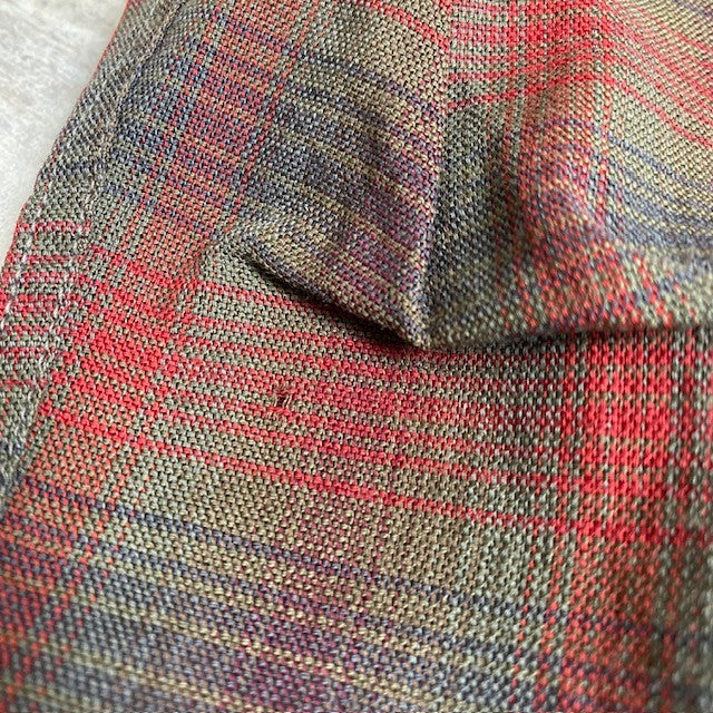 Vintage Levi's 60s Plaid Western Shirt Collar Stays Size M