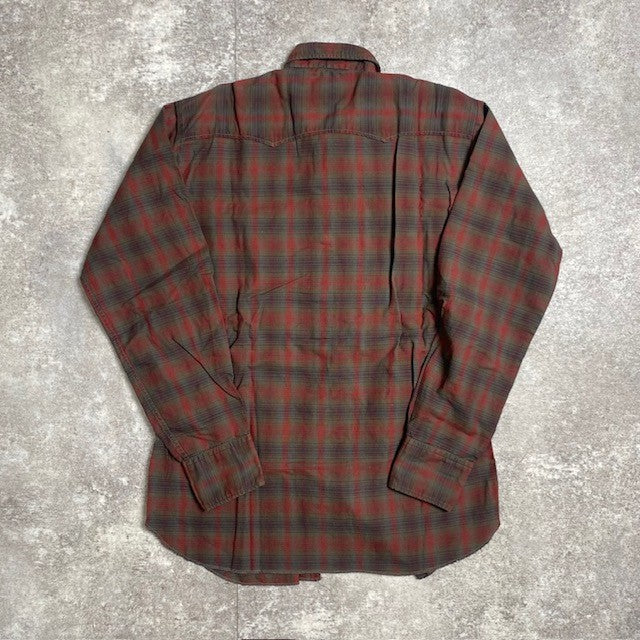 Vintage Levi's 60s Plaid Western Shirt Collar Stays Size M