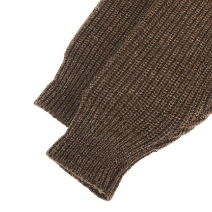 Vintage Brown Chunky Wool Turtleneck Sweater Size 4